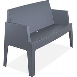 PLEMO XL tuinbank 139x60x80 cm Grijs