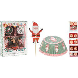 Cakevorm set 48dlg xmas design kerstversiering
