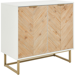 Beliani ALASKA - Sideboard-Wit-MDF