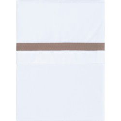 Baby's Only Wieglaken geweven bies - Clay/Wit - 80x100 cm - 100% egyptisch katoen