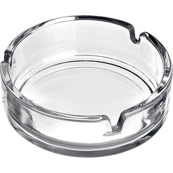 Asbak 11 cm transparant glas - Asbakken