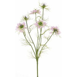 Nigella lavendel h65 cm kunstbloem zijde nepbloem