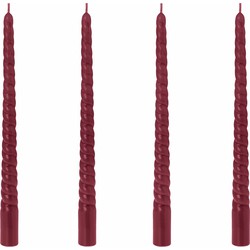 Riverdale Dinerkaars Swirl Burgundy rood set van 4