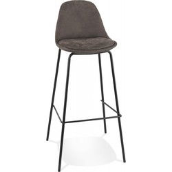 GIRON Barkruk 41x41x99 cm Grijs