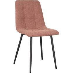 LABEL51 Eetkamerstoel Juul - Terra - Boucle - Black Frame