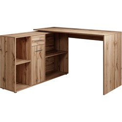 Meubella Bureau Crister - Eiken - 122 cm