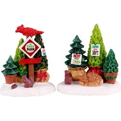 Tree farm display set of 2 Weihnachtsfigur - LEMAX