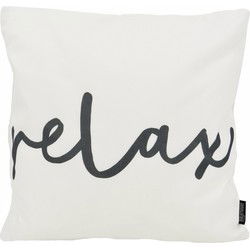 Black & White Relax - Outdoor | 45 x 45 cm | Kussenhoes | Polyester