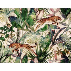 Vintage Cheetah in Jungle - Groot - 300x250cm - House of Fetch