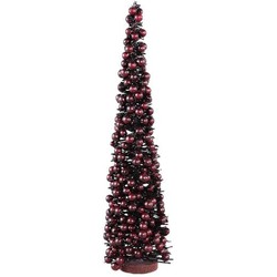 PTMD Decoratieve Kerstbal Calliope - 12x12x50 cm - Schuim - Rood