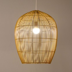 Fine Asianliving Bamboe Webbing Hanglamp Handgemaakt - Freya D43xH48cm