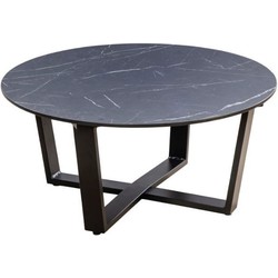 Teeburu coffee table 75x35cm. alu black/slate