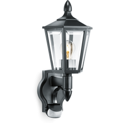 Steinel L 15 Wandlamp Bewegingssensor, Waterdicht IP44, Zwart, E27 Fitting