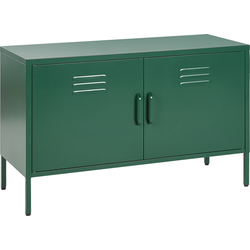 Beliani URIA - Sideboard-Groen-Staal