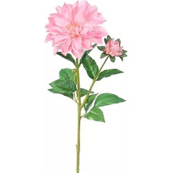 Dahlienzweig Rosa 60 cm große Kunstpflanze - Buitengewoon de Boet
