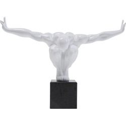 Kare Decofiguur Atleet White Small