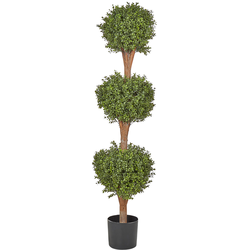 Beliani BUXUS BALL TREE - Kunstplant-Groen-Synthetisch materiaal