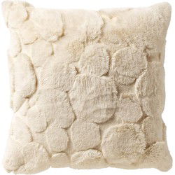 Dutch Decor POM - sierkussen 45x45 cm - Cannoli Cream - wit - Dutch Decor