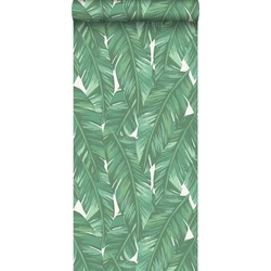 ESTAhome behang bananenbladeren jade groen