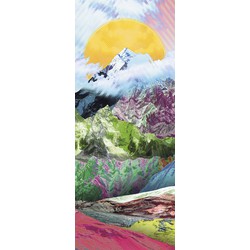 Sanders & Sanders fotobehang landschap multicolor - 100 x 250 cm - 611907