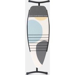 Ironing Board D, 135x45 cm with Linen Rack - Spring Bubbles