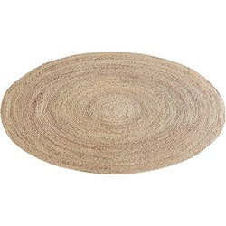 Groenovatie Zeegras Vloerkleed, Handgemaakt, Naturel, ⌀150 cm