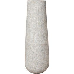 PTMD Bloempot Toshiba - 50x50x150 cm - Cement - Wit