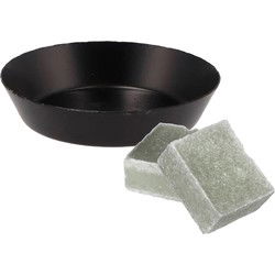 Amberblokjes/geurblokjes cadeauset - jasmijn geur - incl schaaltje - Amberblokjes
