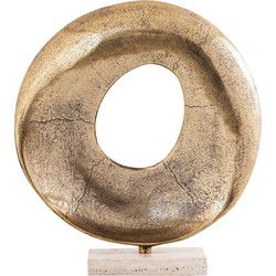 PTMD Deco Object Daweson - 38x10x41 cm - Aluminium - Messing
