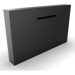 Cascadi Aluminium Watervalelement (naast vijver) Lengte: 1250 Breedte: 250 Hoogte: 1600