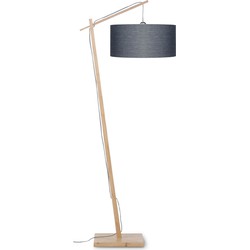 Vloerlamp Andes - Bamboe/Donkergrijs - 72x47x176cm