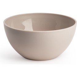 Plasticforte kommetjes/schaaltjes - kunststof - D14xH6 cm - taupe - Kommetjes