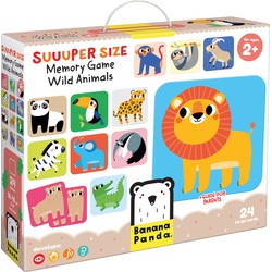 Banana Panda Banana Panda Superformaat memo spel wilde dieren 2+