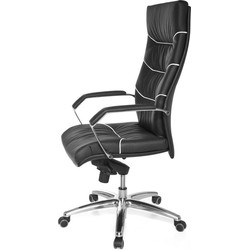 Pippa Design comfortabele XXL bureaustoel - zwart