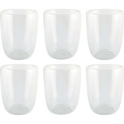 Luxe dubbelwandige theeglazen - 6x stuks - 300ml - Koffie/thee - Koffie- en theeglazen