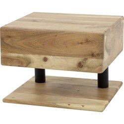 Zwevend Nachtkastje Shelve 1 Lade Acaciahout Naturel
