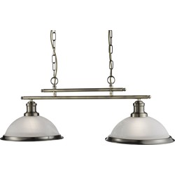 Hanglamp Bistro Metaal L:76cm Messing