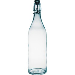 Bormioli Rocco beugelfles/weckfles - transparant - glas - 1 liter - Weckpotten