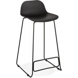 Halfhoge snackkruk BABYLOS 48x53x85 cm Zwart