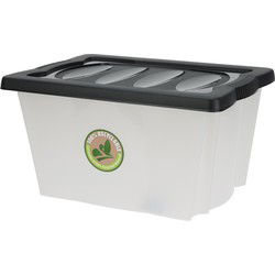 Storage Solutions Opberg box - kunststof - 20L - 43 x 33 x 24 cm - Opbergbox