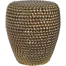 FURNILUX - Bijzet tafel/Kruk - Goud - Metaal - 45 x 45 x 45 cm