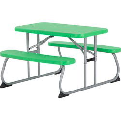 Lifetime® Kindertafel Opvouwbaar - Picknickset voor binnen en buiten - Groen