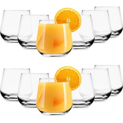 Glasmark Waterglazen - 12x - Tumblers - 345 ml - glas - drinkglazen - Drinkglazen