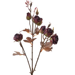Clayre & Eef Kunstbloem 73 cm Rood Kunststof