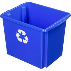 Sunware Opslagbox - kunststof - 45 L - transparant - 45 x 36 cm - Opbergbox