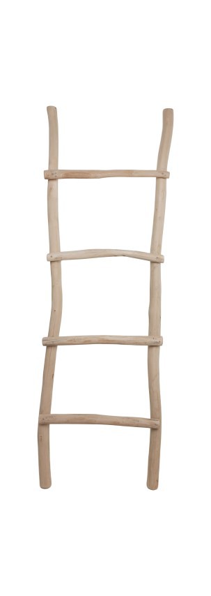 Decoratieve ladder - teak - 