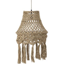 PTMD Hanglamp Milley - 45x45x60 cm - Katoen - Groen