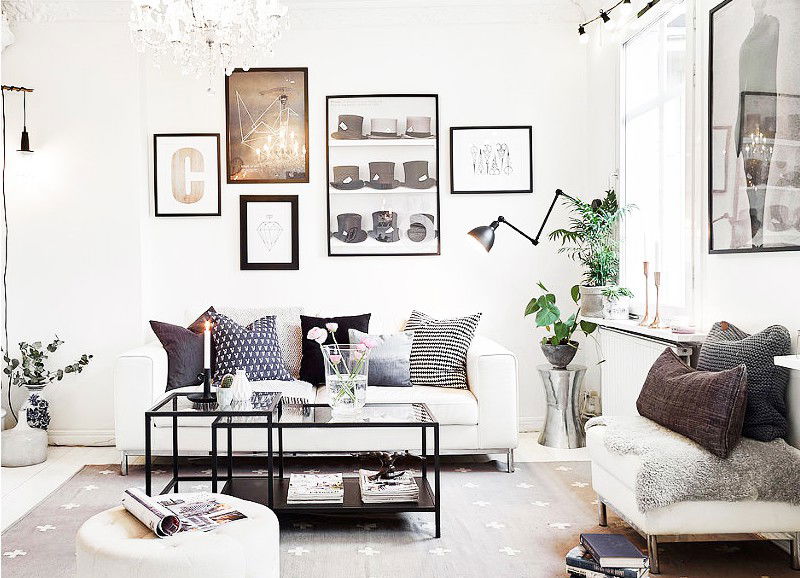Minimalistisch en Scandinavisch interieur