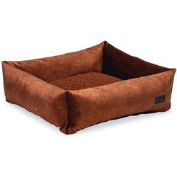 Ligbed polyester 65x60x20cm terra