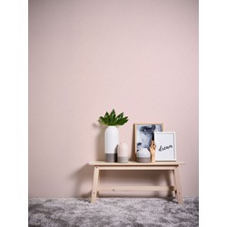 Livingwalls behang bloemmotief roze en wit - 53 cm x 10,05 m - AS-390733